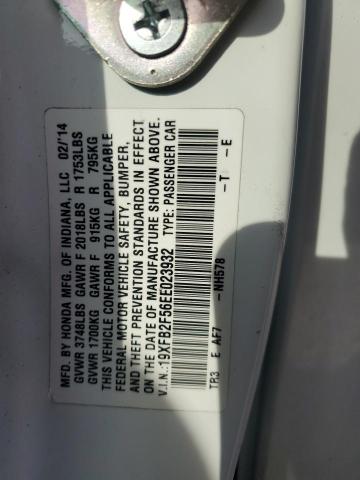 19XFB2F56EE023932 Honda Civic Lx