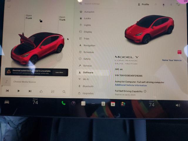 7SAYGDEE4SF218265 Tesla Model Y