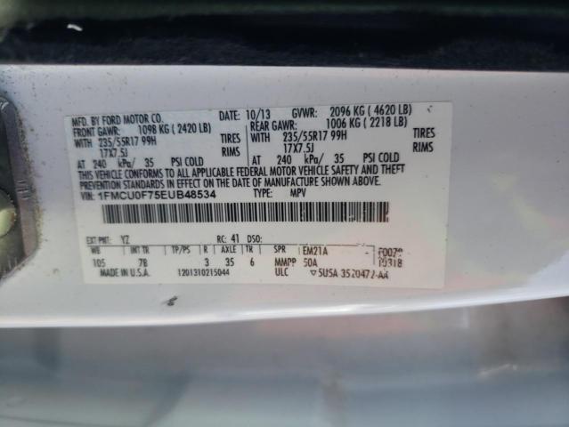 1FMCU0F75EUB48534 Ford ESCAPE S