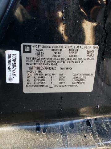 3GTP1UEC5FG415972 GMC l83 - vvt, active fuel management, aluminum