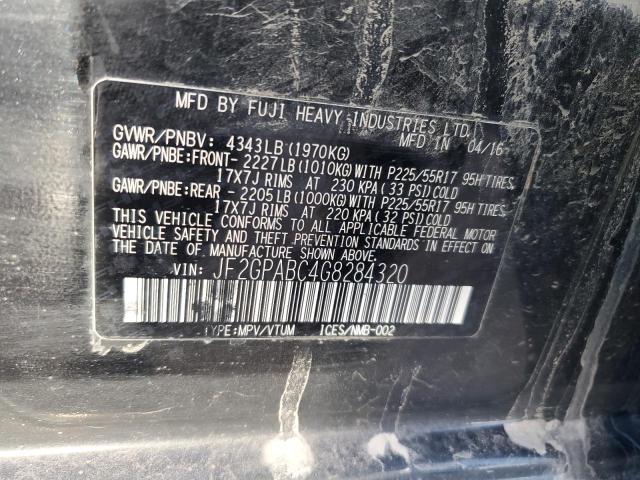 JF2GPABC4G8284320 Subaru Crosstrek