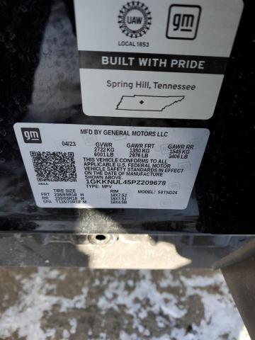 1GKKNUL45PZ209678 GMC ACADIA SLT