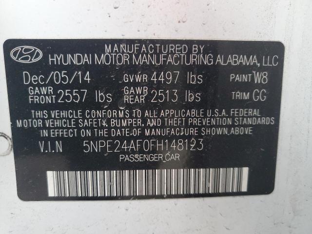 5NPE24AF0FH148123 Hyundai dohc gdi theta-ii